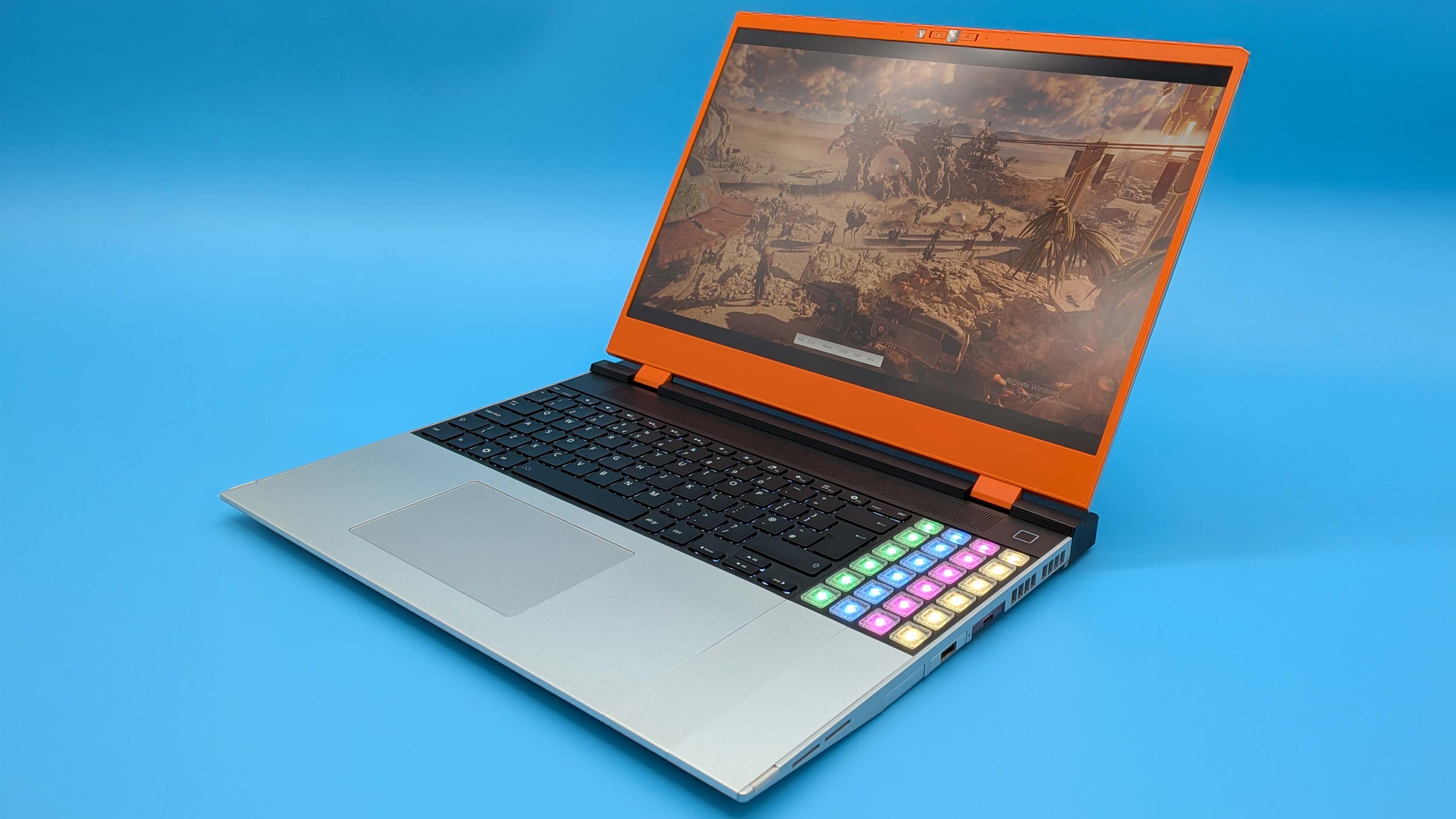 Framework 16 gaming laptop with the RTX 5070 mobile GPU upgrade module