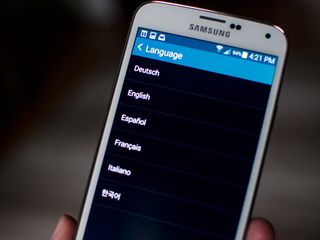 how to get greek letters on galaxy s5