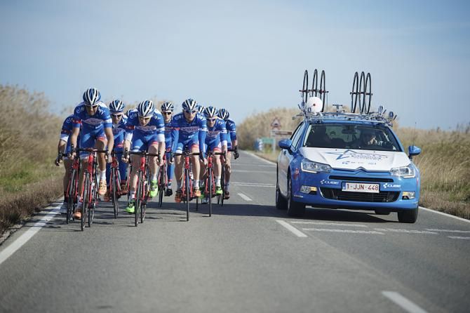 Wanty-Groupe Gobert training in Spain