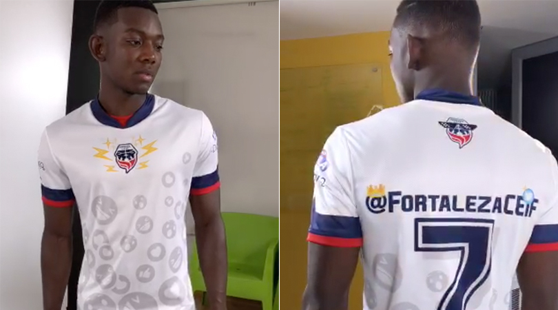 Colombian side Fortaleza release new kit inspired by emojis