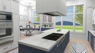 Home Designer Pro review: image of 3D kitchen plans