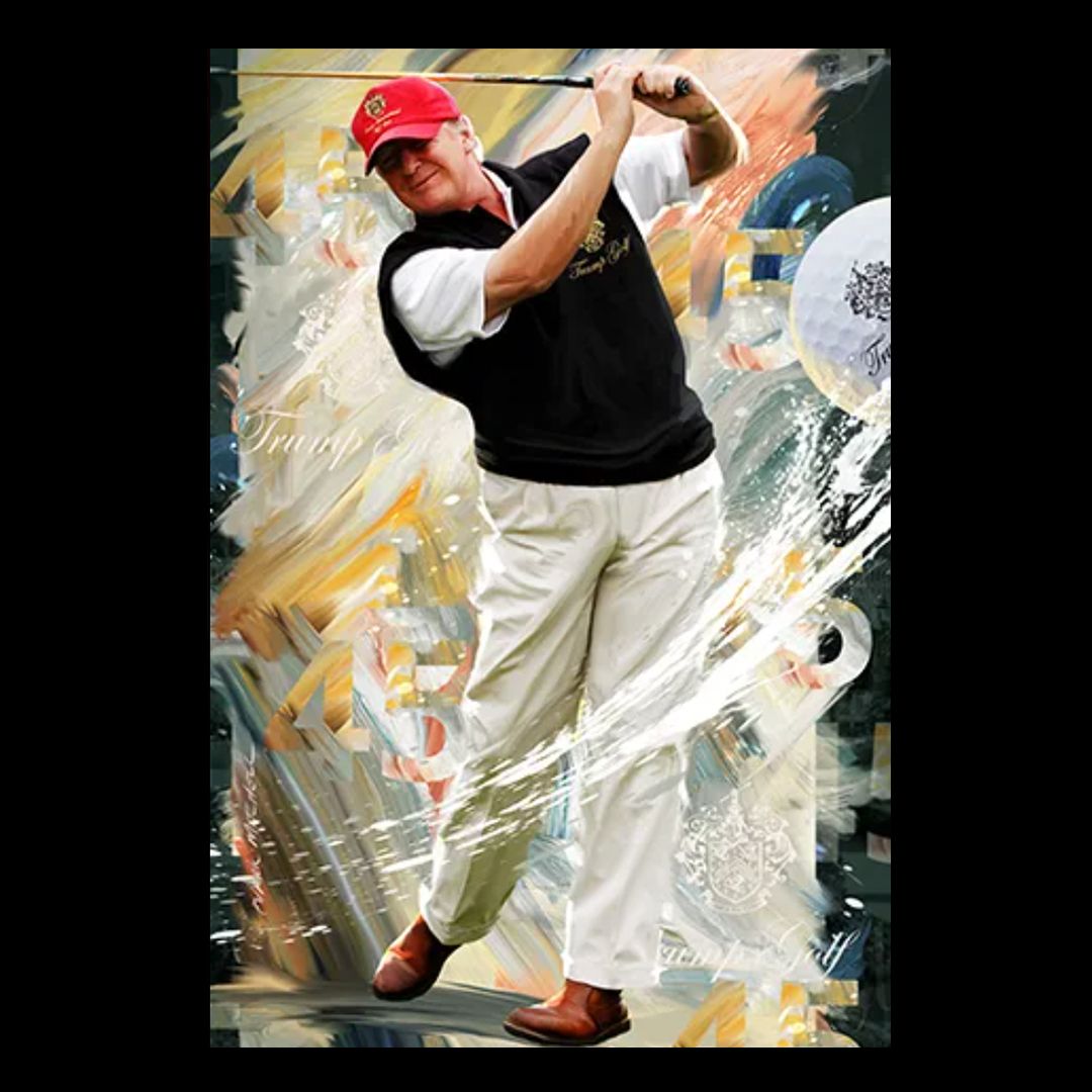 Donald Trump NFT trading card