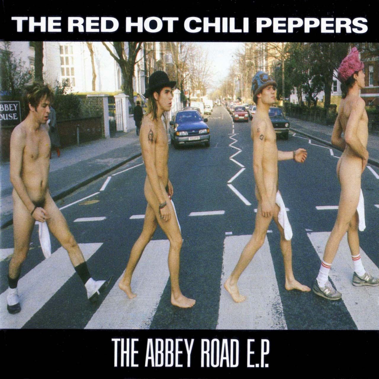 Red Hot Chili Peppers - Abbey Road EP. Somewhere, CCTV footage of this moment still exists