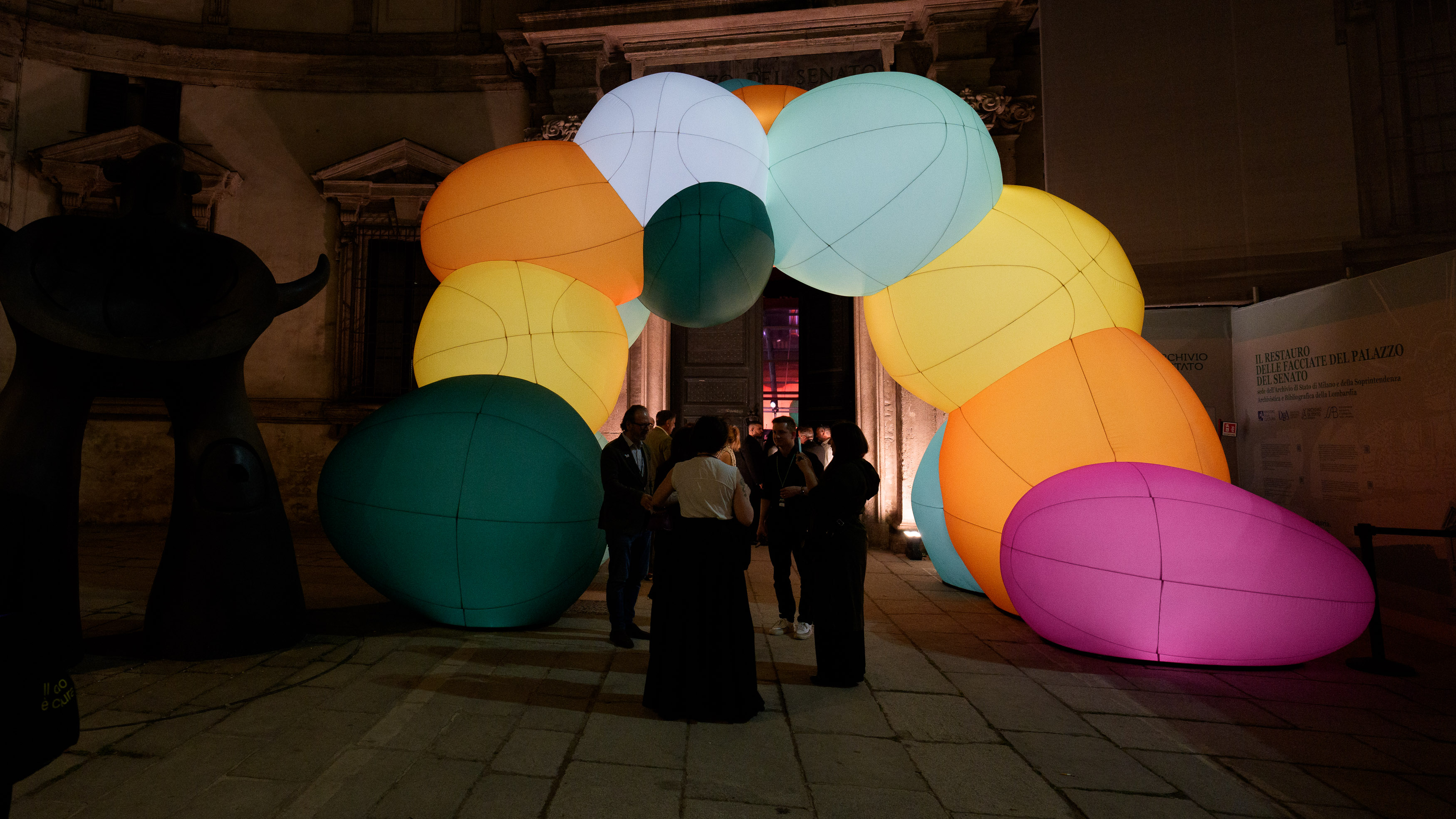 &Scaron;koda installation at Palazzo del Senato, MDW 2026