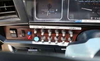The dashboard of Sach's Caprice