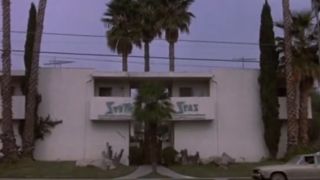 The exterior of the South Seas Apartment Complex in The Karate Kid