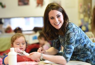 Catherine, Duchess of Cambridge visits the Reach Academy with Place2Be on January 10, 2018 in London, England