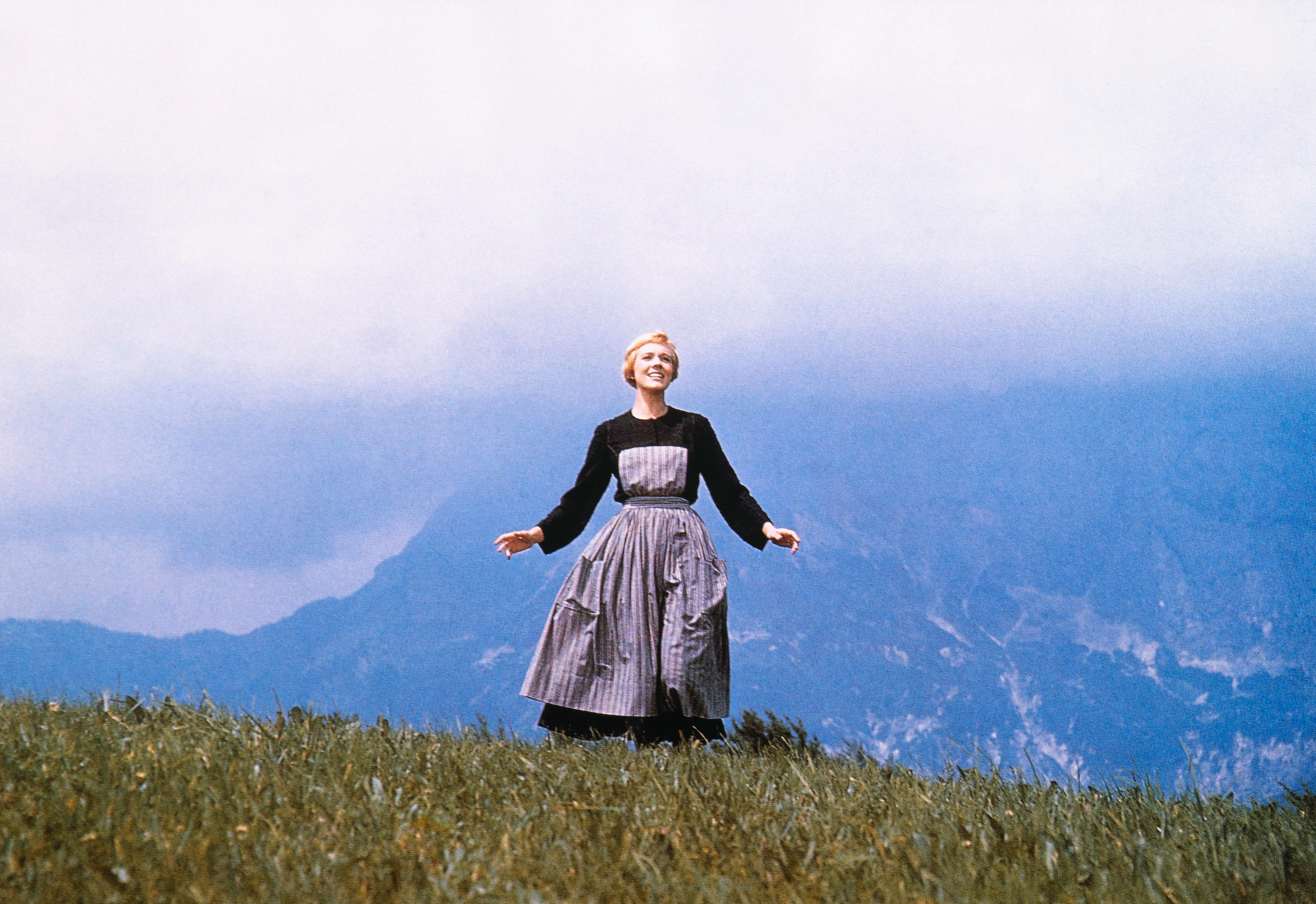 Dame Julie Andrews in 'The Sound of Music'