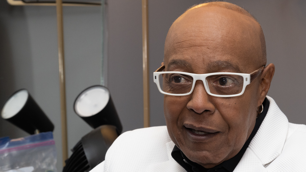 Peabo Bryson attends The Golden Touch Tour at the Andiamo Celebrity Showroom on April 12, 2025, in Warren, Michigan