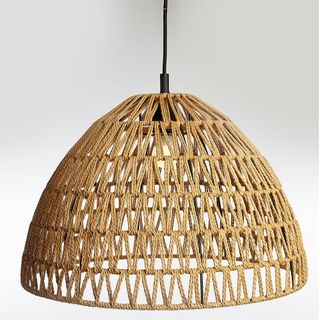 woven pendant ceiling shade