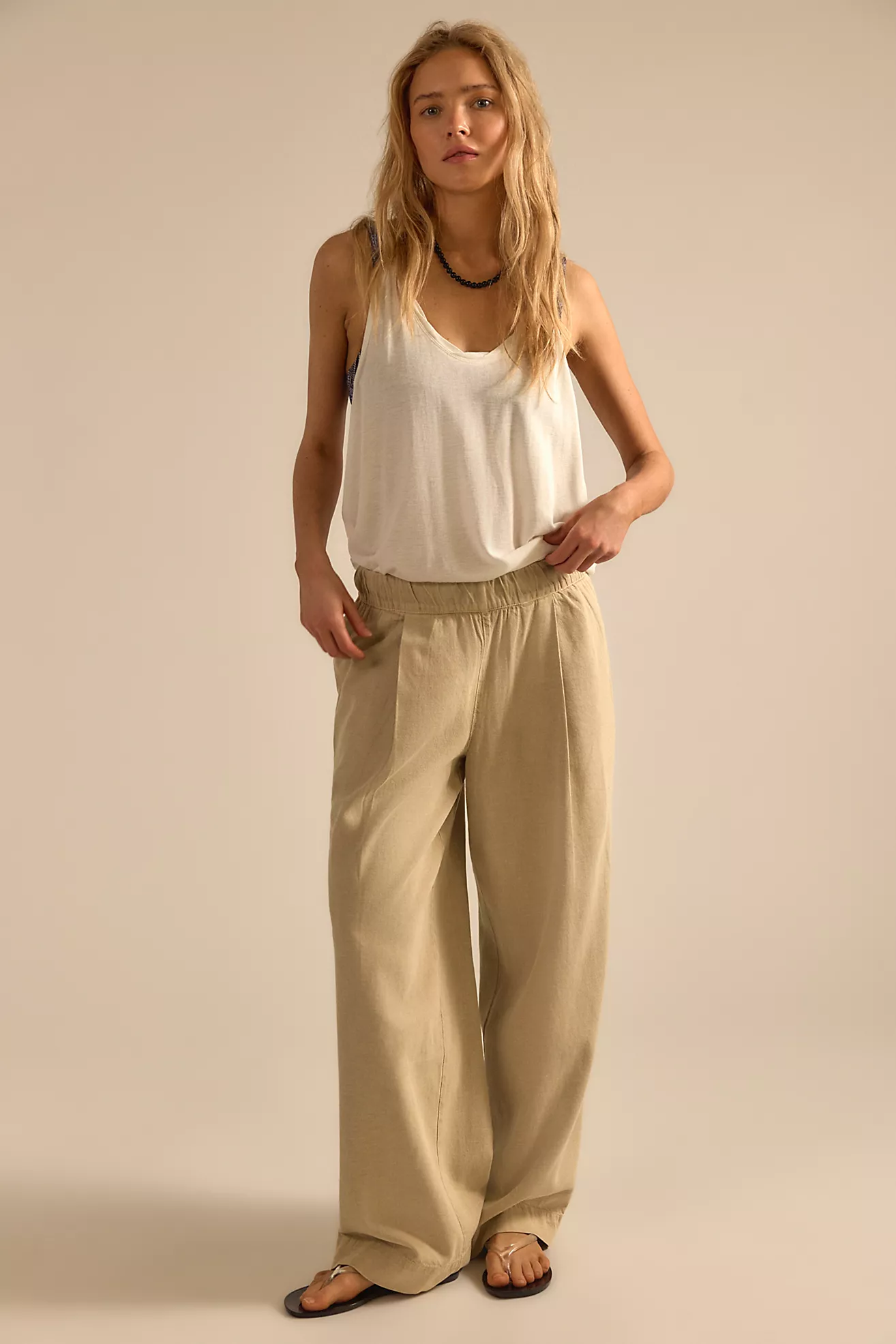 Tidal Moon Low-Rise Pull-On Pants