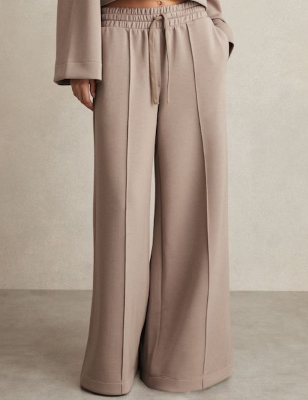 Reiss, Freya Interlock Wide Leg Joggers