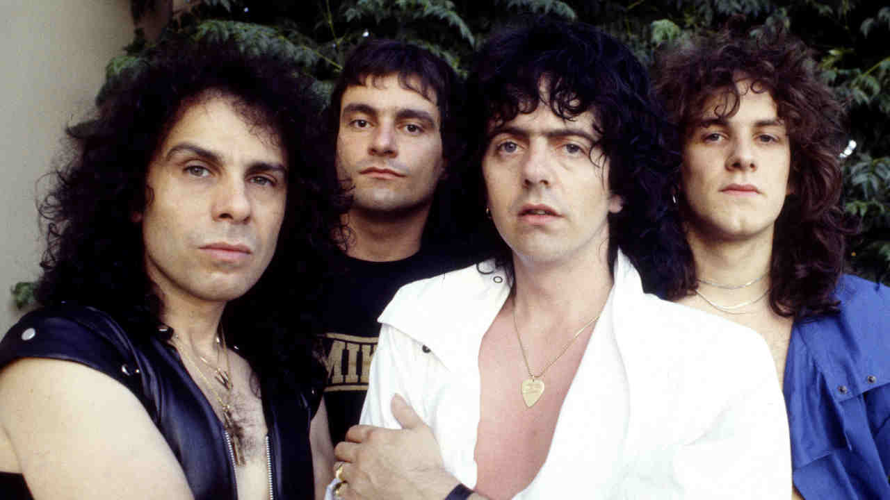 Dio posing for a photograph in 1982
