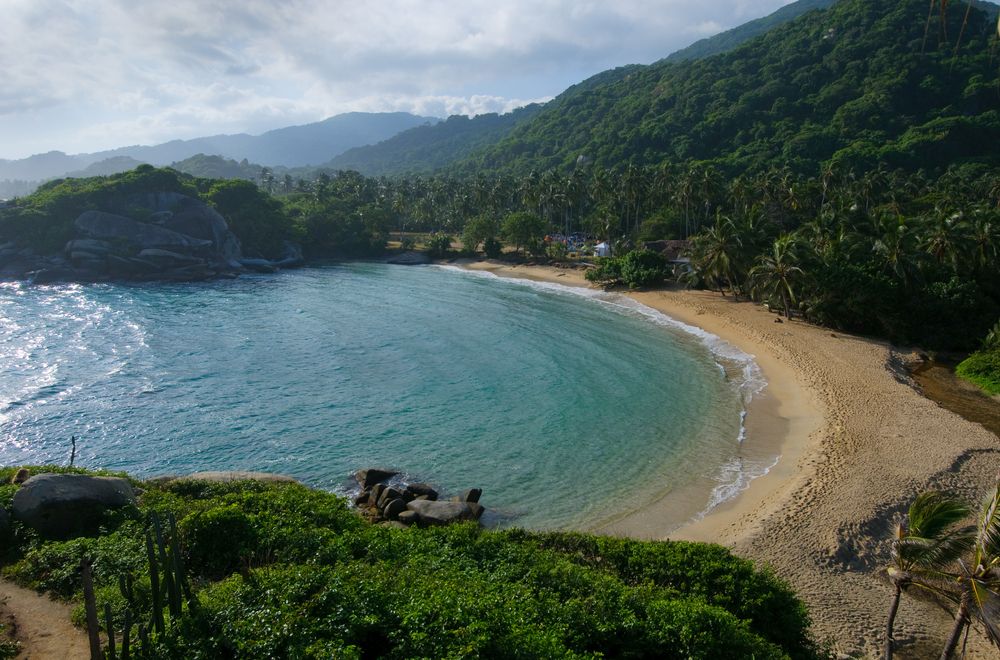 Cabo San Juan, part of Tairona National Park, one of Colombia&#039;s Parques Nacionales Naturales.