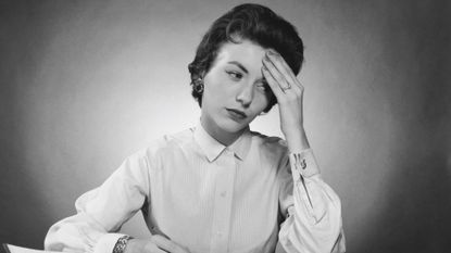 Woman sitting at a desk