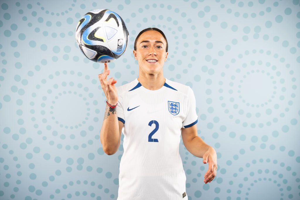 Lucy Bronze of England poses during the official FIFA Women&#039;s World Cup Australia &amp; New Zealand 2023 portrait session on July 18, 2023 in Brisbane, Australia.