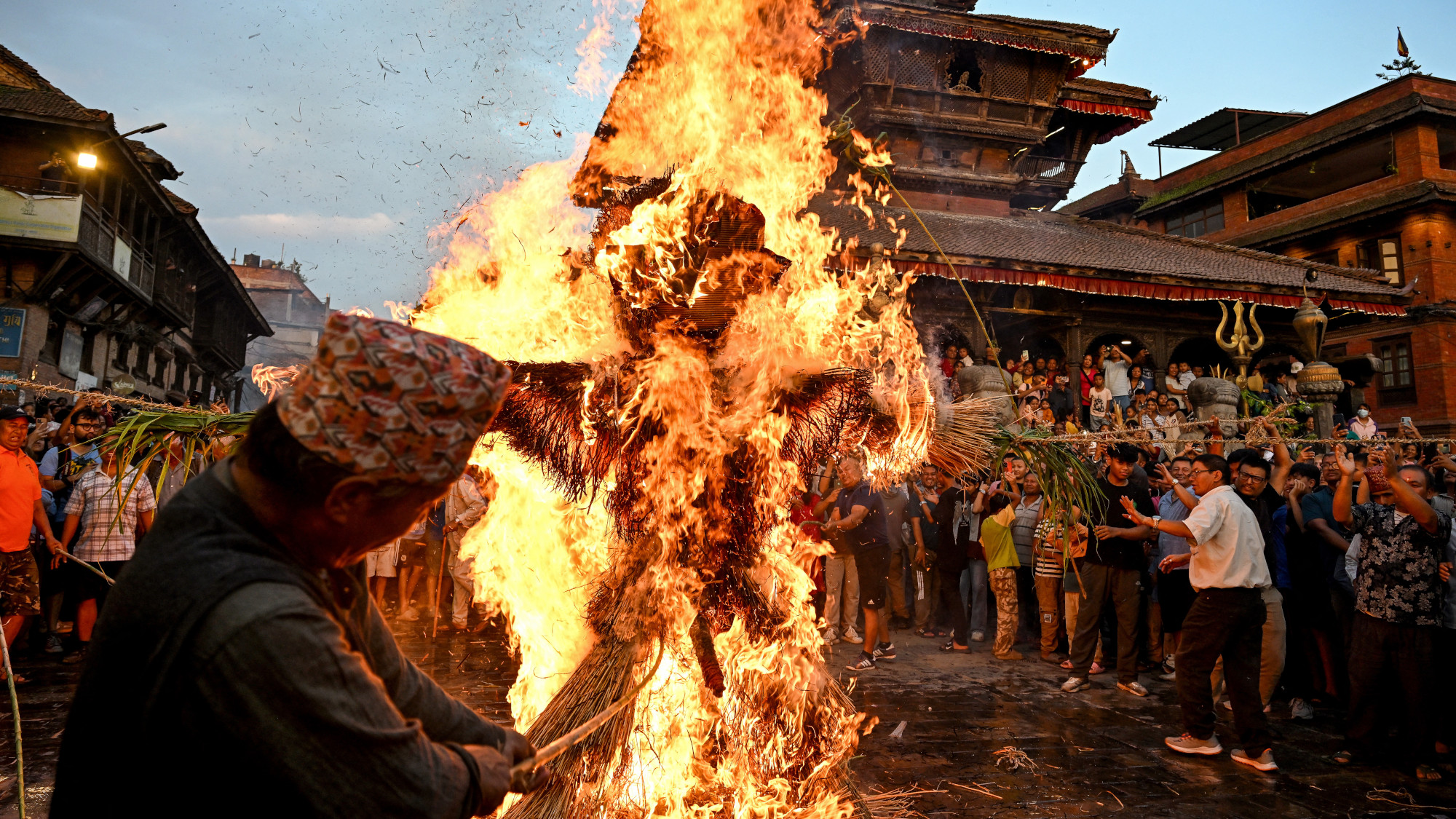 An effigy of Ghanta Karna