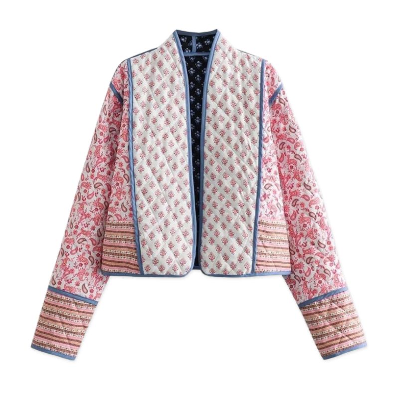 A patchwork quilted jacket from Amazon