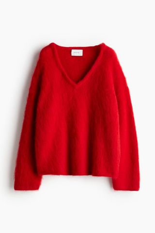 Oversized Mohair-Blend Sweater