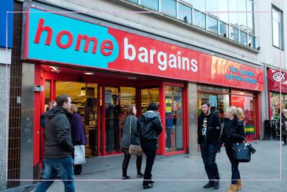 The front of a Home Bargains store