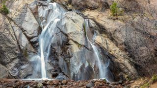 Silver Cascade Falls in Colorado Springs