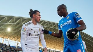 Gareth Bale in action for Real Madrid against Getafe in 2020.