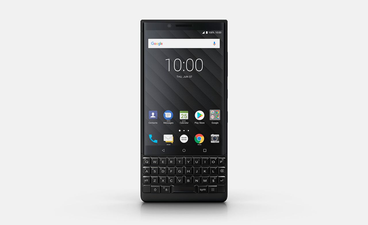 BlackBerry KEY2 smartphone in black