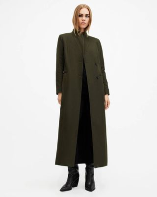 Sonnie Wool Cashmere Blend Long Coat