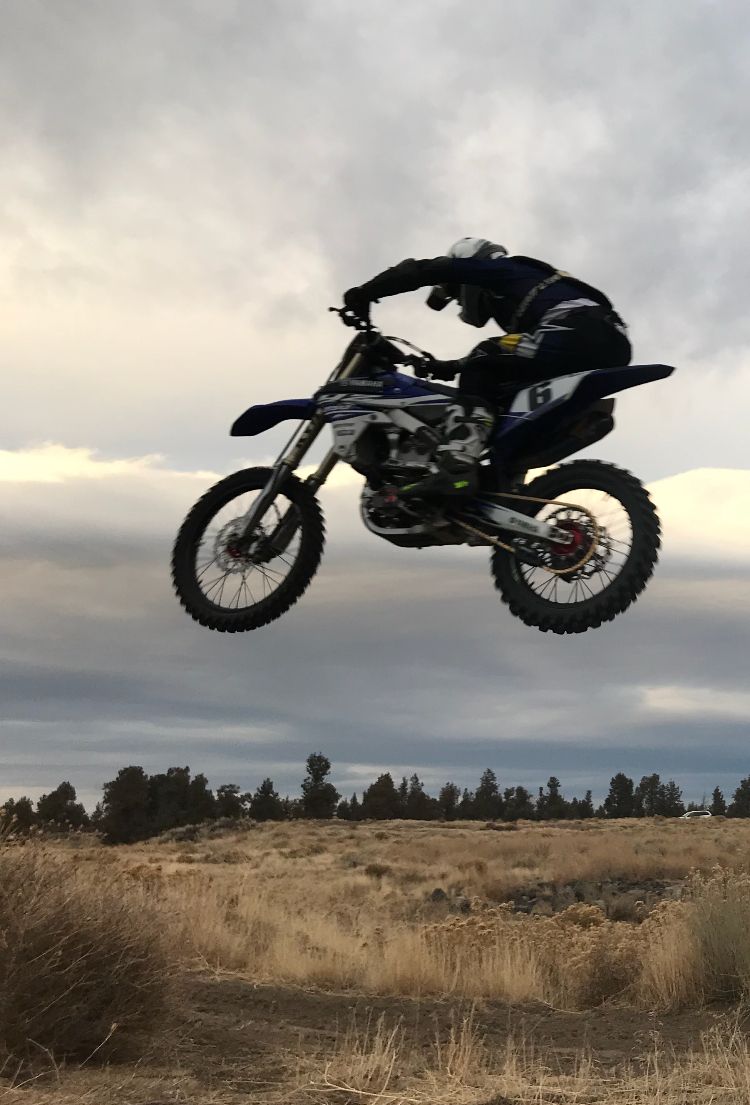 Chris Horner spent much of his free time riding dirt bikes at home in Bend.