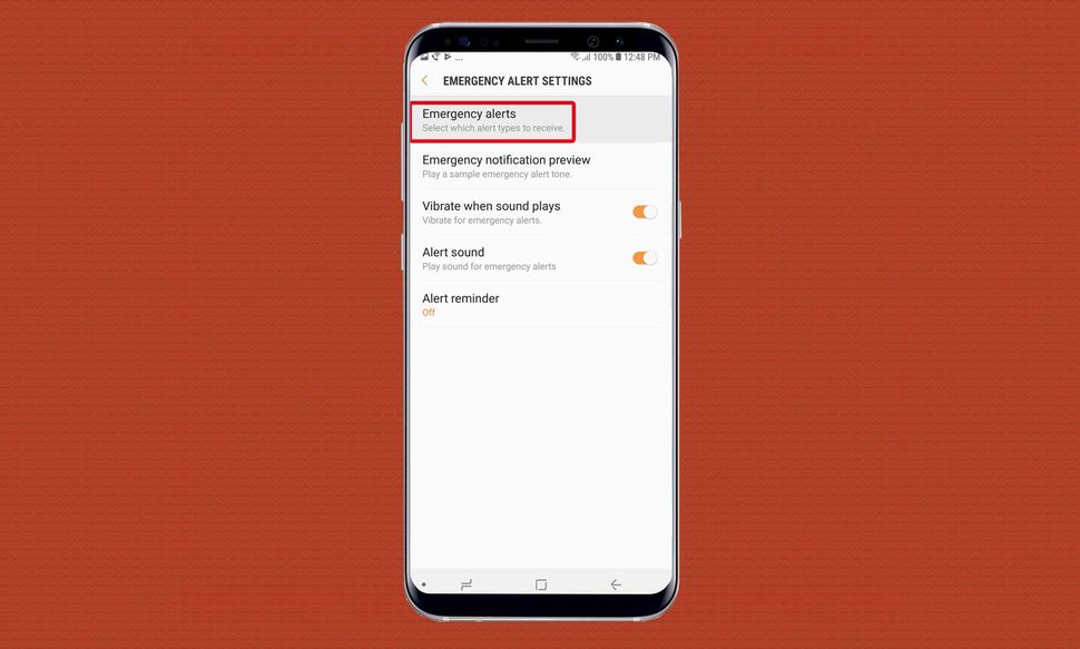 How To Turn Off Emergency Alerts On The Galaxy Note 8 Tom s Guide