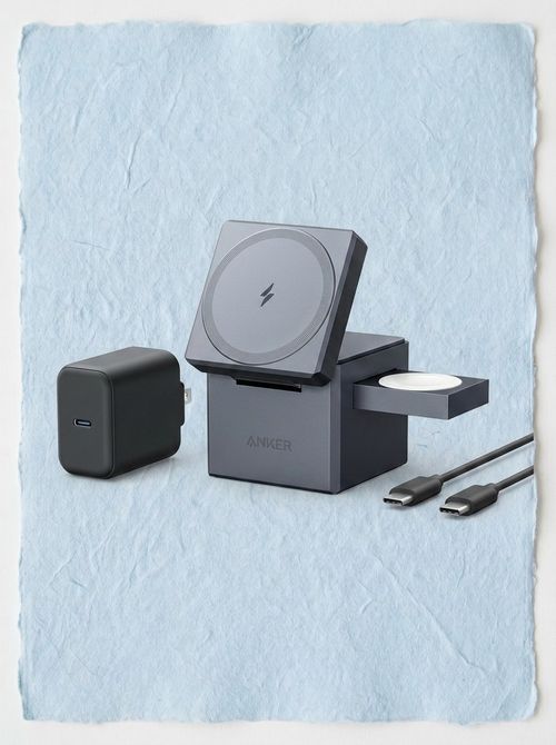 Anker 3-In-1 Cube Wireless Charger with MagSafe