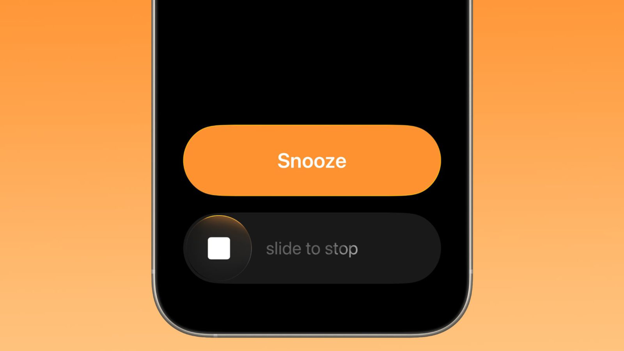 Image of the new design for the alarm options