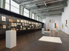 Installation view of ‘max bill bauhaus constellations’ at Hauser & Wirth Zurich