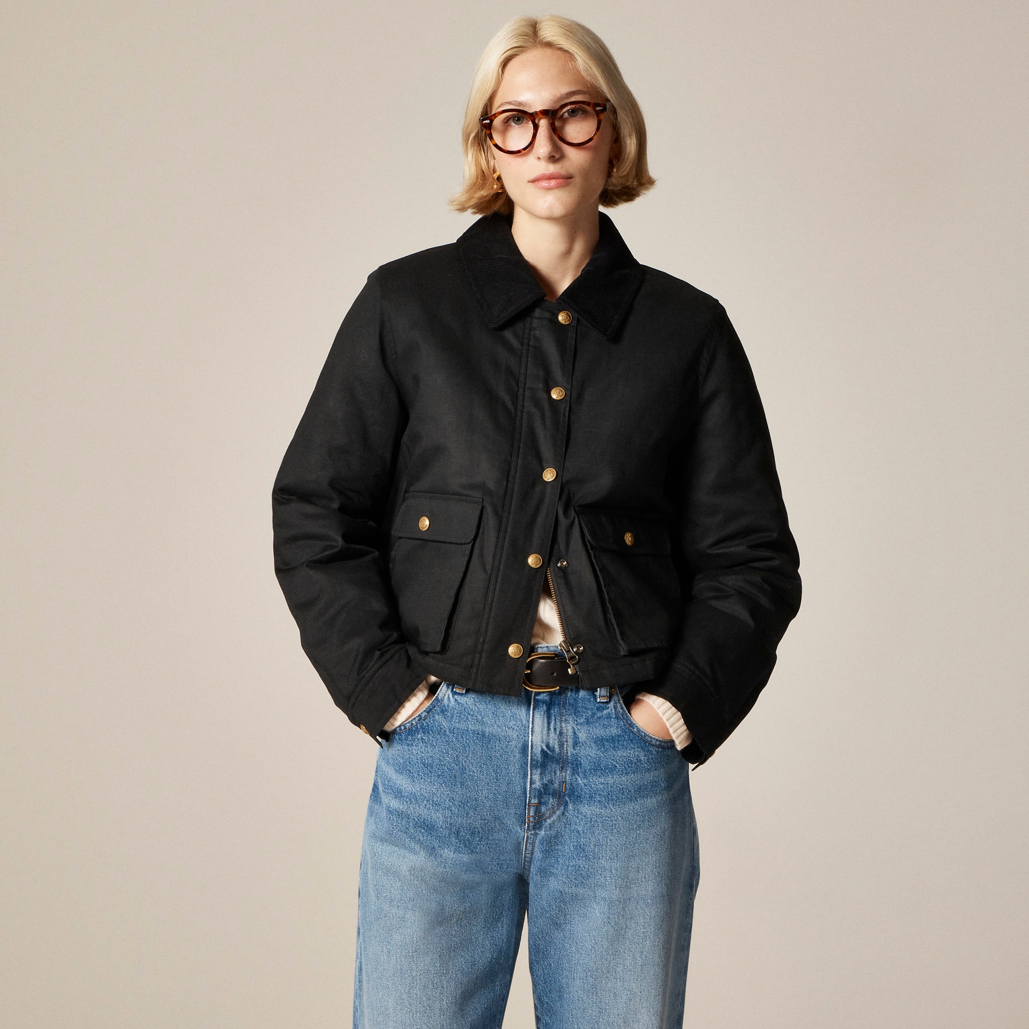Cropped Barn Jacket&trade; in Ripstop Cotton