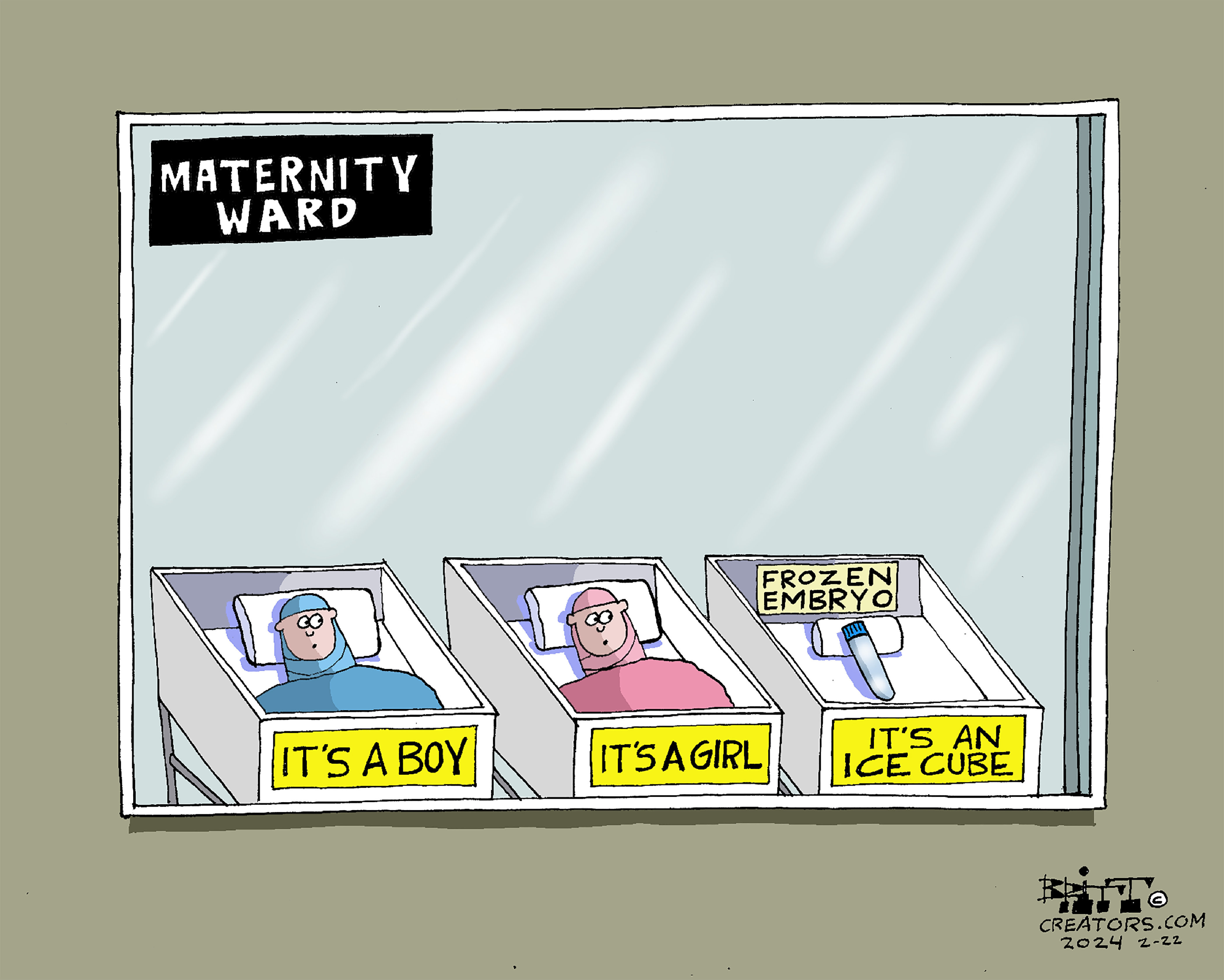 Political cartoon
