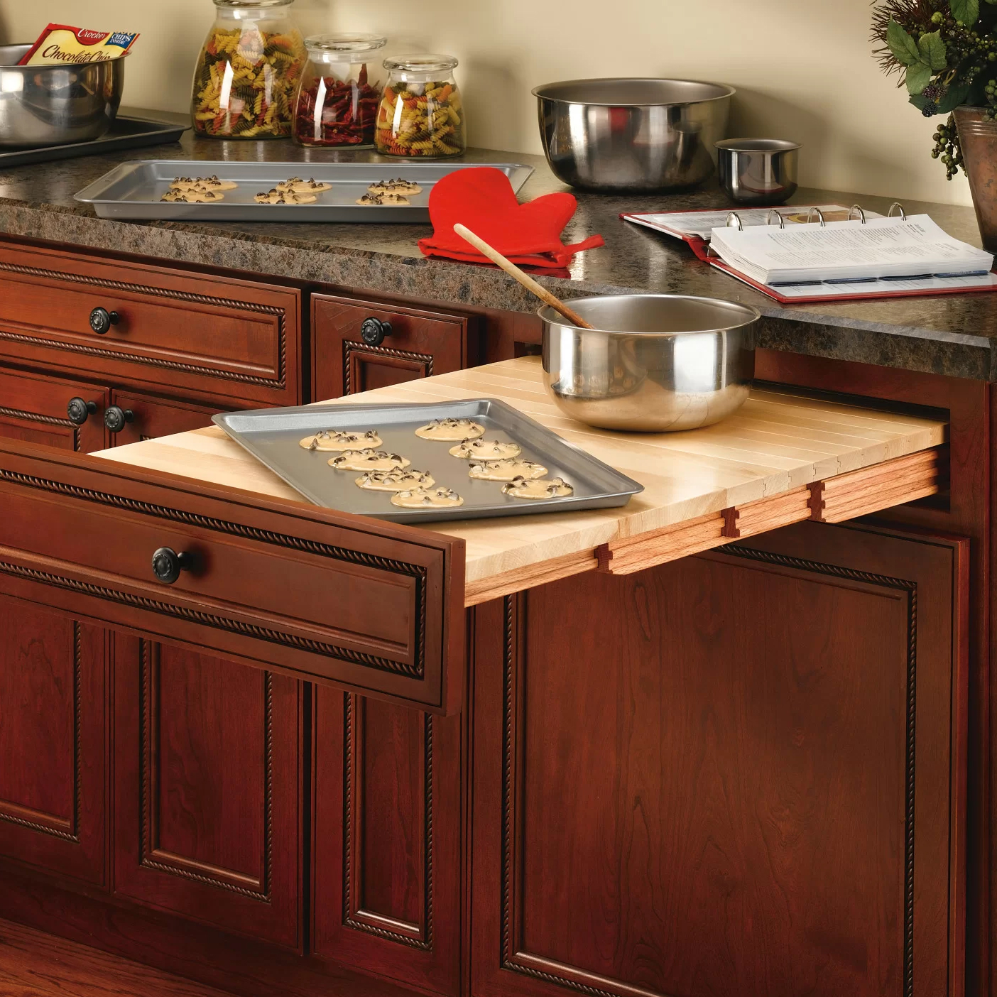 a pull out countertop
