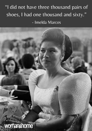 Imelda Marcos shoe quotes