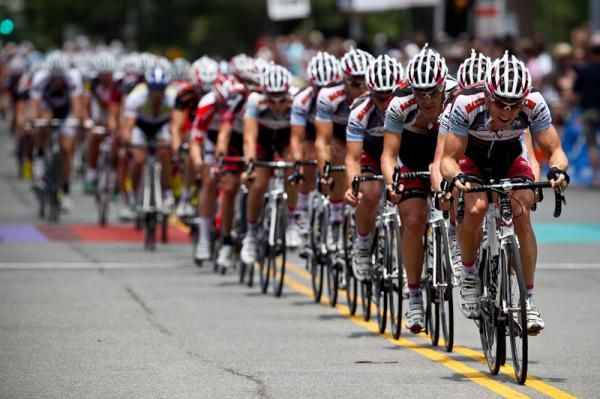United HealthCare-Maxxis had the front of the race locked down heading into the last couple of laps.