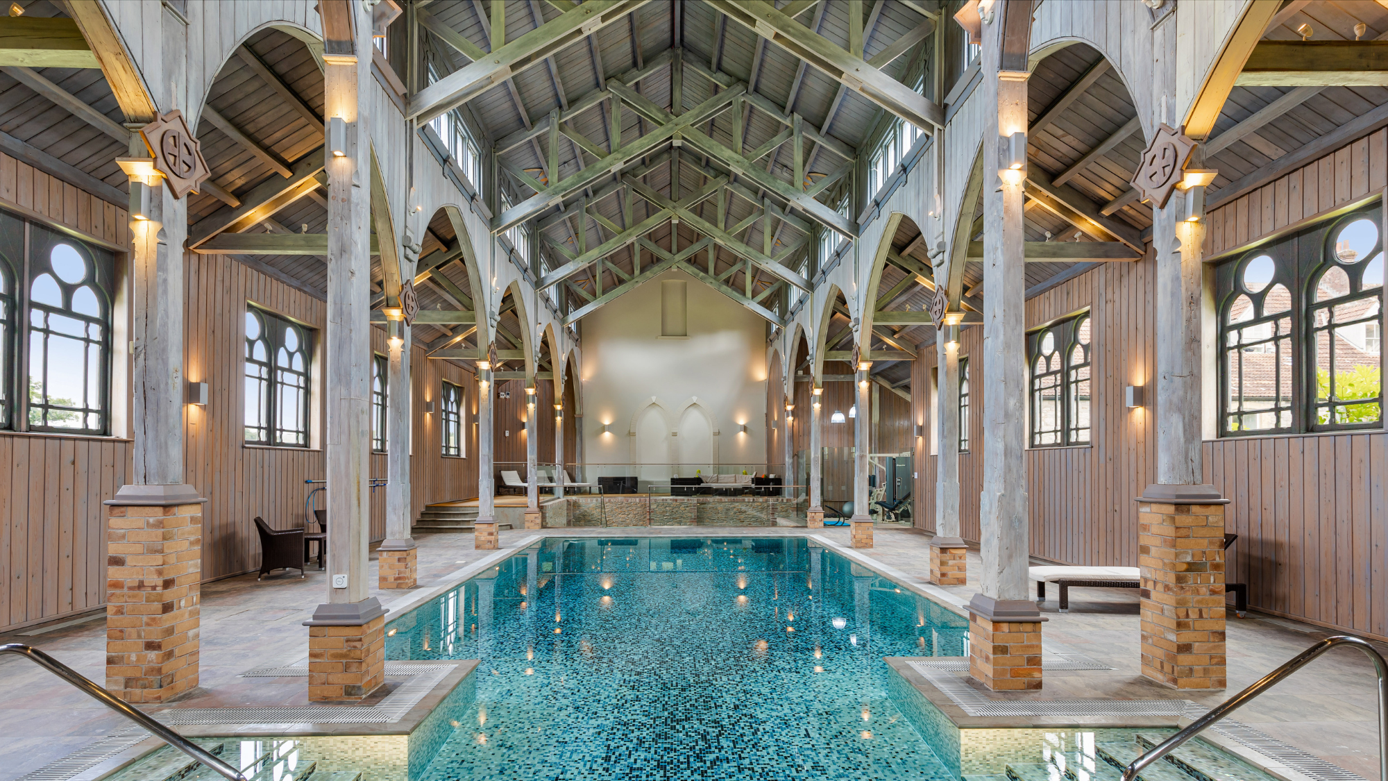 Interior of Devon property in former Trappist monastery