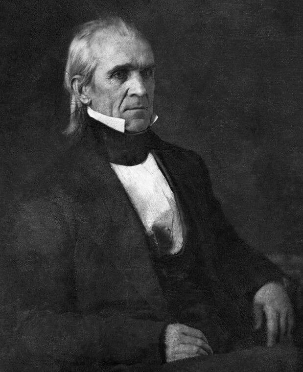Portrait of President James K. Polk