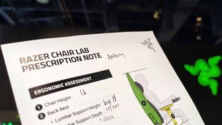A Razer Chair Lab Prescription Note