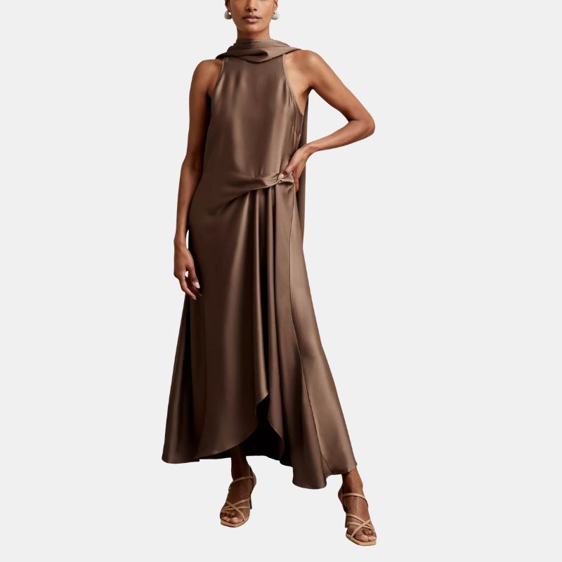 Image of satin dress