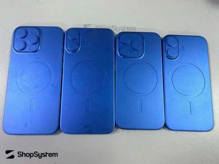 Four molds of the iPhone 16