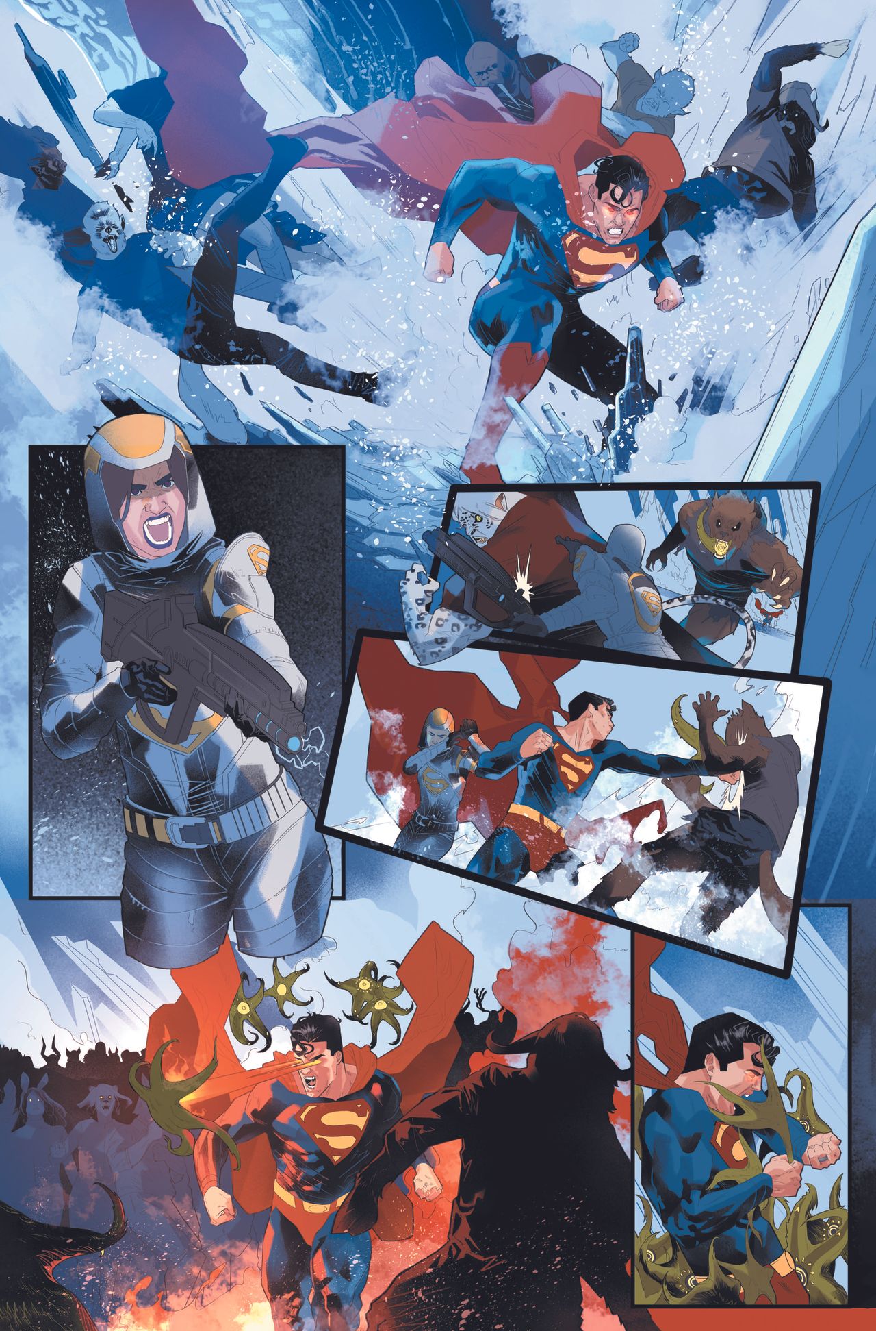 Art from Titans: Beast World: Metropolis #1