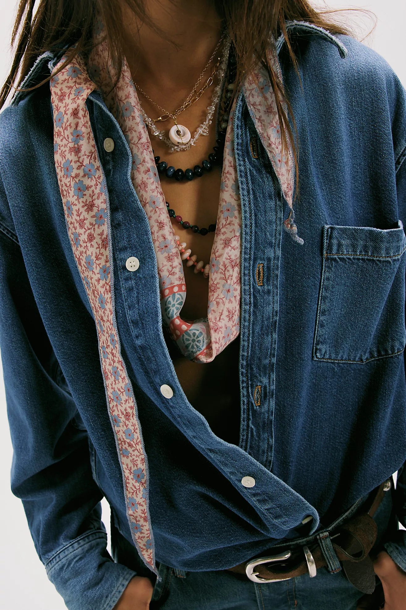 Tilly Skinny Silk Convertible Scarf