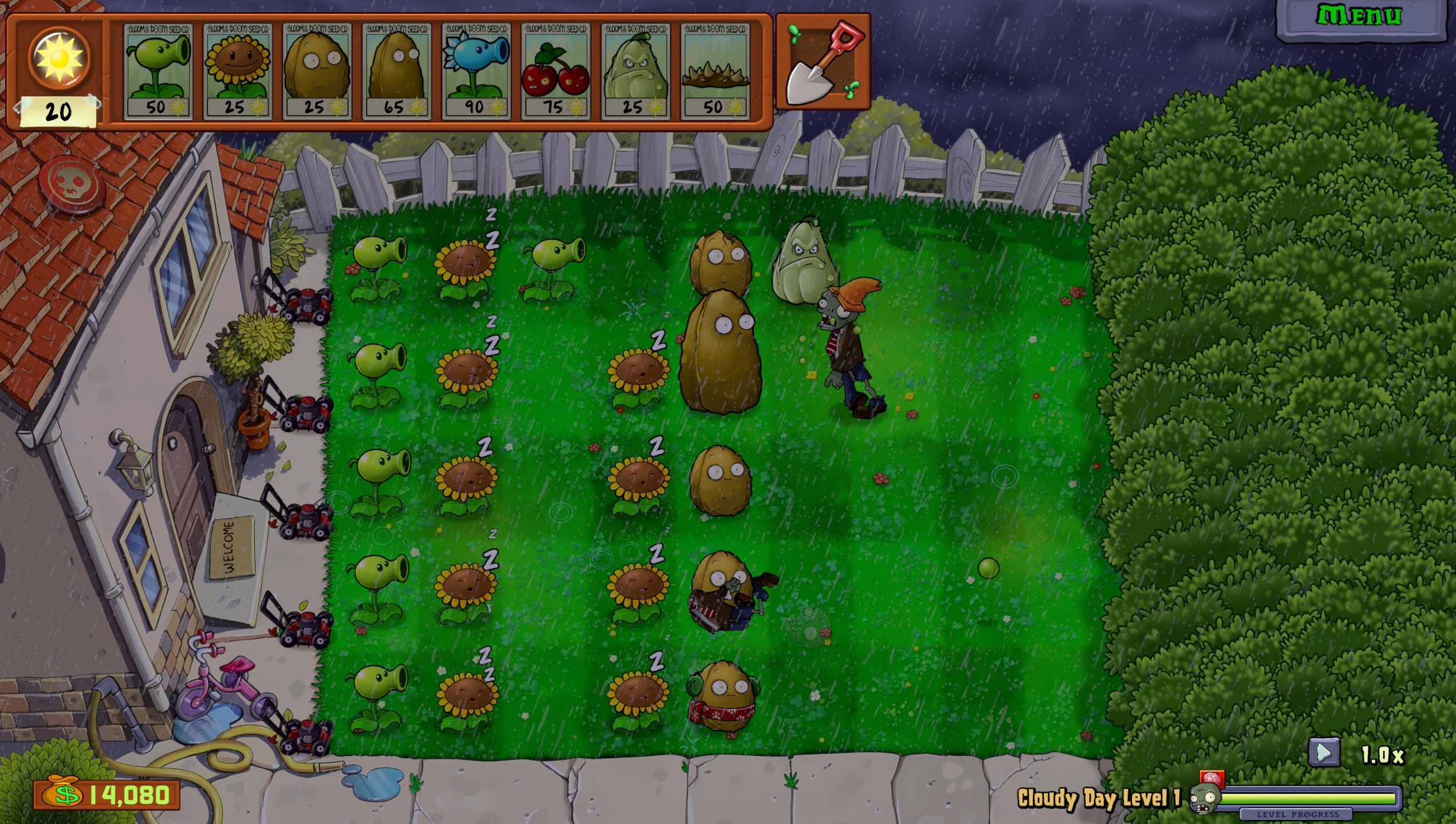 a screenshot from Plants vs Zombies: Replanted