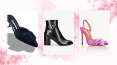 best designer heels by: Manolo Blahnik, Valentino, Aquazzura