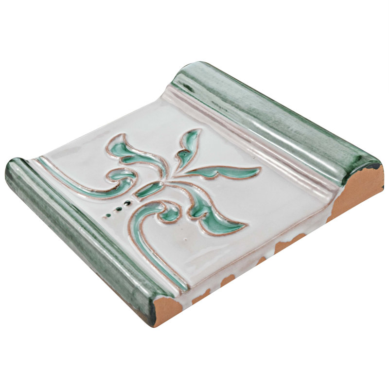 Merola Tile Novecento Friso Evoli 5-1/8&quot;x 5-1/8&quot; Ceramic Bullnose Wall Tile Trim | Wayfair