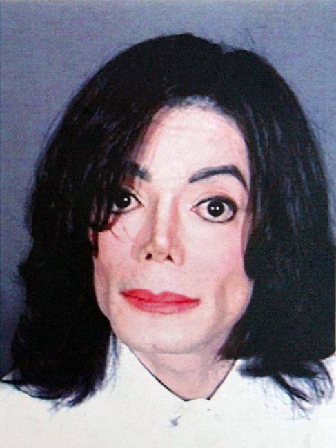 SANTA BARBARA , CA - NOVEMBER 20:In this handout image provided by the Santa Barbara County Sheriff&amp;#039;s Office,Singer Michael Jackson is shown in a mug shot after he was booked on multiple coun