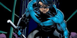 Nightwing armed and ready for action